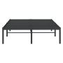 Estructura de cama de metal negro 135x190 cm de vidaXL, Camas y somieres - Ref: Foro24-350845, Precio: 114,61 €, Descuento: %