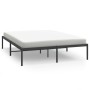 Estructura de cama de metal negro 140x190 cm de vidaXL, Camas y somieres - Ref: Foro24-350846, Precio: 113,89 €, Descuento: %