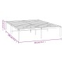 Estructura de cama de metal negro 140x190 cm de vidaXL, Camas y somieres - Ref: Foro24-350846, Precio: 113,89 €, Descuento: %