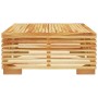 Juego de muebles de jardín 2 piezas madera maciza de teca de vidaXL, Sofás modulares de exterior - Ref: Foro24-319170, Precio...