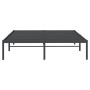 Estructura de cama de metal negro 140x200 cm de vidaXL, Camas y somieres - Ref: Foro24-350847, Precio: 110,15 €, Descuento: %