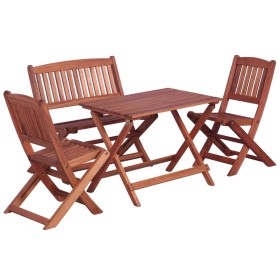 Children's garden dining table 4 pieces solid eucalyptus wood by vidaXL, Garden sets - Ref: Foro24-45585, Price: 114,99 €, Di...