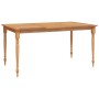 Batavia solid teak wood table 150x90x75 cm by vidaXL, Garden tables - Ref: Foro24-319165, Price: 225,99 €, Discount: %