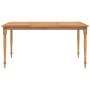 Batavia solid teak wood table 150x90x75 cm by vidaXL, Garden tables - Ref: Foro24-319165, Price: 225,99 €, Discount: %