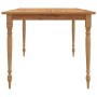 Batavia solid teak wood table 150x90x75 cm by vidaXL, Garden tables - Ref: Foro24-319165, Price: 225,99 €, Discount: %