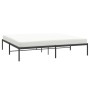 Black metal bed frame 180x200 cm by vidaXL, Beds and slatted bases - Ref: Foro24-350850, Price: 94,62 €, Discount: %