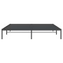 Black metal bed frame 180x200 cm by vidaXL, Beds and slatted bases - Ref: Foro24-350850, Price: 94,62 €, Discount: %