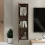 Wall-mounted TV stand in brown oak color, 30.5x30x110 cm by vidaXL, TV Furniture - Ref: Foro24-826680, Price: 52,51 €, Discou...