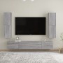 Mueble para TV de pared gris Sonoma 30,5x30x110 cm de vidaXL, Muebles TV - Ref: Foro24-826678, Precio: 52,99 €, Descuento: %