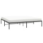 Estructura de cama de metal negro 183x213 cm de vidaXL, Camas y somieres - Ref: Foro24-350851, Precio: 98,69 €, Descuento: %