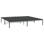 Estructura de cama de metal negro 183x213 cm de vidaXL, Camas y somieres - Ref: Foro24-350851, Precio: 98,69 €, Descuento: %