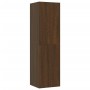 Wall TV cabinets 2 pcs brown oak 30.5x30x110 cm by vidaXL, TV Furniture - Ref: Foro24-826681, Price: 64,87 €, Discount: %