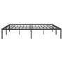 Schwarzer Metallbettrahmen 200x200 cm von vidaXL, Betten und Lattenroste - Ref: Foro24-350853, Preis: 96,90 €, Rabatt: %