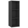 Gray plywood TV cabinet 107x35x37 cm by vidaXL, TV Furniture - Ref: Foro24-805536, Price: 45,63 €, Discount: %