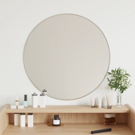 Round silver wall mirror Ø 60 cm by vidaXL, Mirrors - Ref: Foro24-348177, Price: 48,11 €, Discount: %