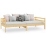 Solid pine wood sofa bed 90x200 cm by vidaXL, Beds and slatted bases - Ref: Foro24-806930, Price: 78,99 €, Discount: %