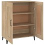 Oak-colored plywood sideboard 69.5x34x90 cm by vidaXL, Sideboards - Ref: Foro24-812144, Price: 78,54 €, Discount: %