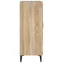 Oak-colored plywood sideboard 69.5x34x90 cm by vidaXL, Sideboards - Ref: Foro24-812144, Price: 78,54 €, Discount: %