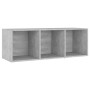 Mueble de TV madera contrachapada gris hormigón 107x35x37 cm de vidaXL, Muebles TV - Ref: Foro24-805538, Precio: 52,15 €, Des...