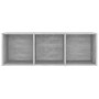 Mueble de TV madera contrachapada gris hormigón 107x35x37 cm de vidaXL, Muebles TV - Ref: Foro24-805538, Precio: 52,15 €, Des...