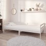 Sofá cama de madera maciza de pino blanco 90x200 cm de vidaXL, Camas y somieres - Ref: Foro24-806931, Precio: 114,37 €, Descu...