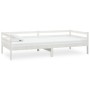 Sofá cama de madera maciza de pino blanco 90x200 cm de vidaXL, Camas y somieres - Ref: Foro24-806931, Precio: 114,47 €, Descu...