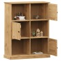 Librería VIGO madera maciza de pino 90x35x114,5 cm de vidaXL, Librerías y estanterías - Ref: Foro24-353181, Precio: 181,14 €,...