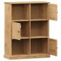 VIGO bookcase solid pine wood 90x35x114.5 cm by vidaXL, Bookcases and shelves - Ref: Foro24-353181, Price: 181,14 €, Discount: %