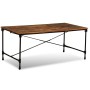 Recycled solid wood dining table 180 cm by vidaXL, Kitchen and dining tables - Ref: Foro24-243995, Price: 306,99 €, Discount: %