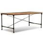 Recycled solid wood dining table 180 cm by vidaXL, Kitchen and dining tables - Ref: Foro24-243995, Price: 306,99 €, Discount: %