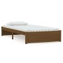 Estructura de cama madera maciza marrón miel 100x200 cm de vidaXL, Camas y somieres - Ref: Foro24-814942, Precio: 140,69 €, D...