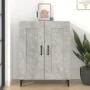 Concrete gray plywood sideboard 69.5x34x90 cm by vidaXL, Sideboards - Ref: Foro24-812145, Price: 77,22 €, Discount: %