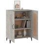 Aparador de madera contrachapada gris hormigón 69,5x34x90 cm de vidaXL, Aparadores - Ref: Foro24-812145, Precio: 77,22 €, Des...