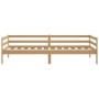 Sofá cama madera maciza de pino marrón miel 90x200 cm de vidaXL, Camas y somieres - Ref: Foro24-806933, Precio: 88,90 €, Desc...