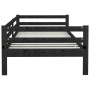 Sofá cama de madera maciza de pino negro 90x200 cm de vidaXL, Camas y somieres - Ref: Foro24-806934, Precio: 113,45 €, Descue...