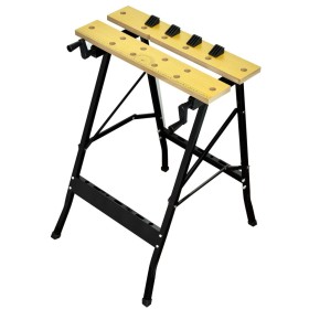 Folding Workshop Bench Load 80 Kg Clamping Table Work Table by vidaXL, Work tables - Ref: Foro24-140096, Price: 35,99 €, Disc...