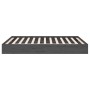 Gray solid wood bed frame 120x200 cm by vidaXL, Beds and slatted bases - Ref: Foro24-820049, Price: 105,99 €, Discount: %