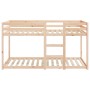 Solid pine wood bunk bed 90x200 cm by vidaXL, Beds and slatted bases - Ref: Foro24-821644, Price: 105,56 €, Discount: %