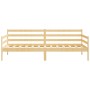 Solid pine wood sofa bed 90x200 cm by vidaXL, Beds and slatted bases - Ref: Foro24-806935, Price: 83,74 €, Discount: %