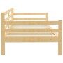 Solid pine wood sofa bed 90x200 cm by vidaXL, Beds and slatted bases - Ref: Foro24-806935, Price: 83,74 €, Discount: %