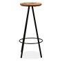 Kitchen stools 2 units recycled solid wood by vidaXL, Kitchen stools - Ref: Foro24-245445, Price: 130,38 €, Discount: %