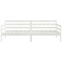 Sofá cama de madera maciza de pino blanco 90x200 cm de vidaXL, Camas y somieres - Ref: Foro24-806936, Precio: 121,99 €, Descu...