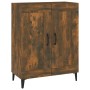 Smoked oak engineered wood sideboard 69.5x34x90 cm by vidaXL, Sideboards - Ref: Foro24-817342, Price: 71,70 €, Discount: %