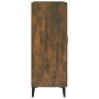 Aparador de madera de ingeniería roble ahumado 69,5x34x90 cm de vidaXL, Aparadores - Ref: Foro24-817342, Precio: 71,70 €, Des...