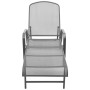 Sun loungers with table 2 units anthracite gray steel by vidaXL, Loungers - Ref: Foro24-42727, Price: 295,51 €, Discount: %