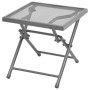 Sun loungers with table 2 units anthracite gray steel by vidaXL, Loungers - Ref: Foro24-42727, Price: 295,51 €, Discount: %