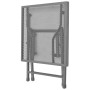 Sun loungers with table 2 units anthracite gray steel by vidaXL, Loungers - Ref: Foro24-42727, Price: 295,51 €, Discount: %