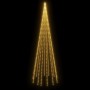 Christmas tree on flagpole 732 warm white LEDs 500cm by vidaXL, Christmas lights - Ref: Foro24-343526, Price: 41,93 €, Discou...