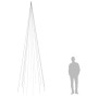 Christmas tree on flagpole 732 warm white LEDs 500cm by vidaXL, Christmas lights - Ref: Foro24-343526, Price: 41,93 €, Discou...