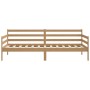 Honey brown solid pine wood sofa bed 90x200 cm by vidaXL, Beds and slatted bases - Ref: Foro24-806938, Price: 115,88 €, Disco...